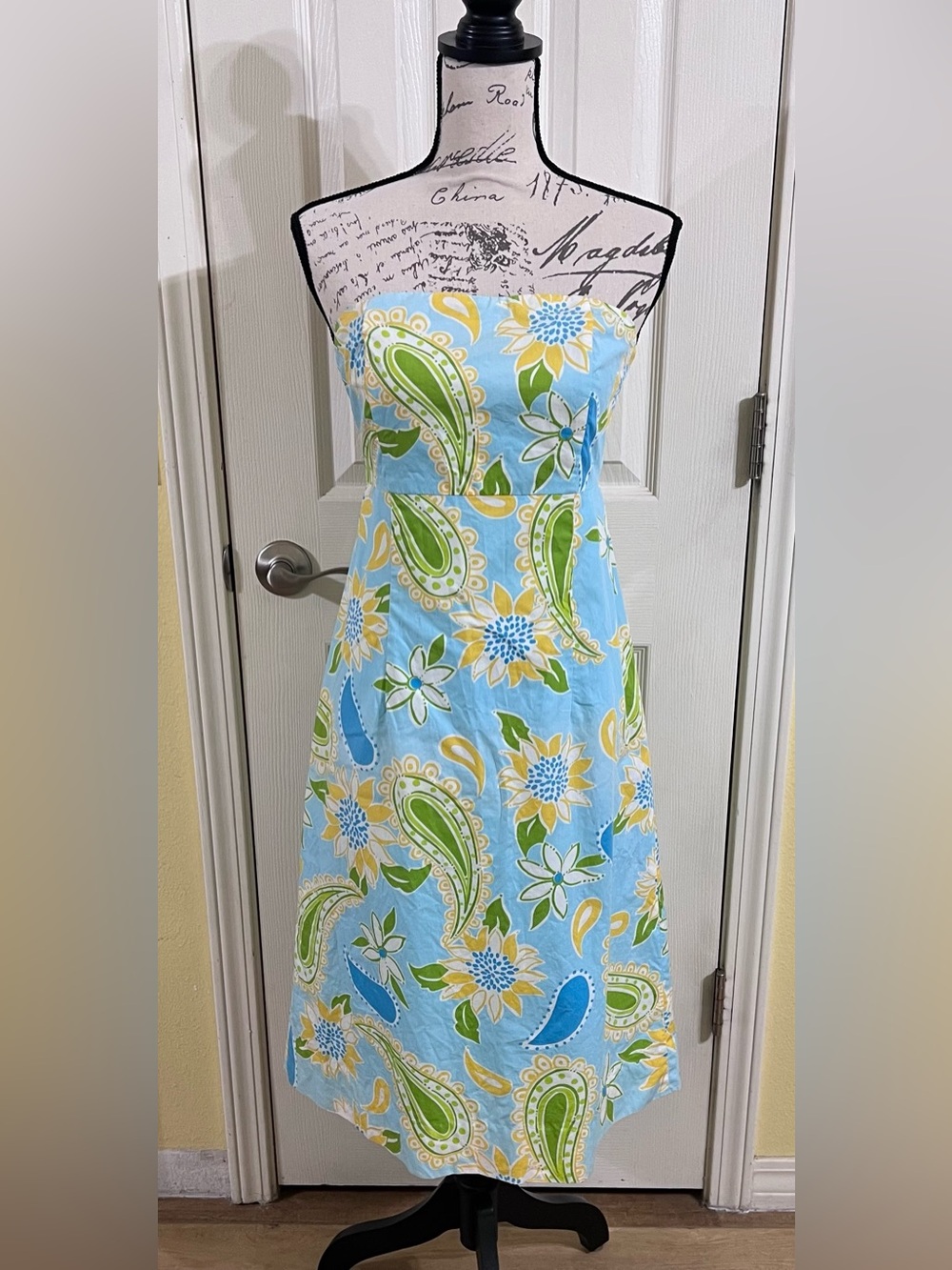 Vintage Lilly Pulitzer Sabrina Strapless Dress